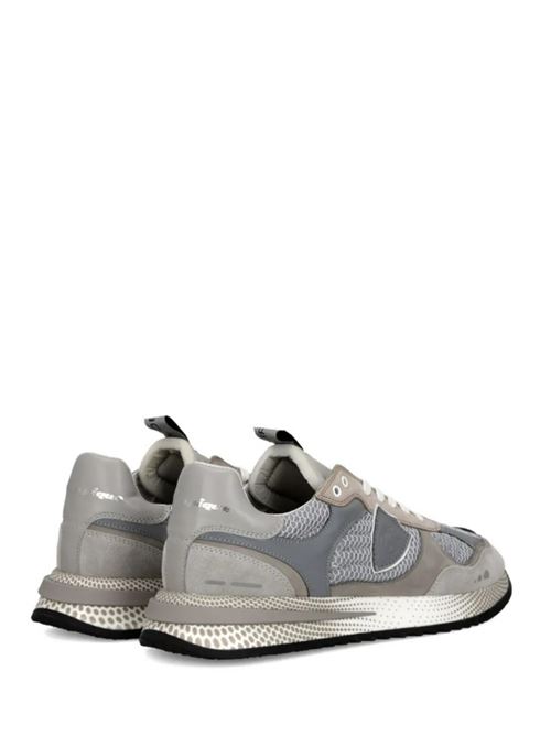 OLYMPIQUE LOW PHILIPPE MODEL | A012053NR01 NUB RESAU POP_GRIS BLANC